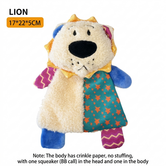 Cute Dog Plush Toy—Perfect for Pets to Keep Them Entertained While Alone; Durable, Chew-Resistant, and Squeaky; Ideal for Large Dogs to Chew on